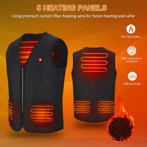 Wasserdichte beheizte Fleece Weste Herren Muskelweste Kleidung beheizte Bodywarmer Arbeiten elektrische beheizte Jacken Gewicht Weste
