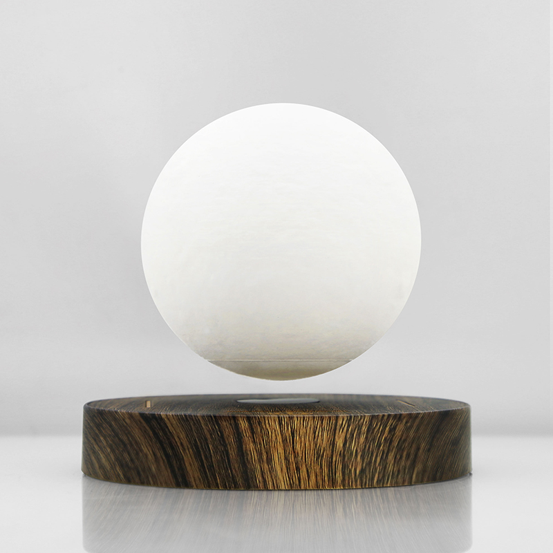 Kreatives Geschenk Home Office Dekorationen Wohnzimmer Beleuchtung Berührungsschalter Magnetische Floating Tischlampe 3D Levitieren Mondlicht