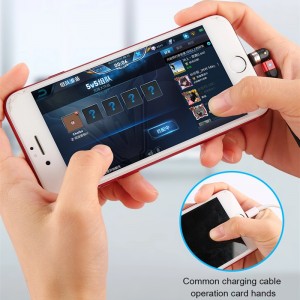 2. Gen 540 Rotation Micro USB Typ C Magnetische Ladekabel Nylon Geflochtene Magnetische Fast Lade USB-Kabel