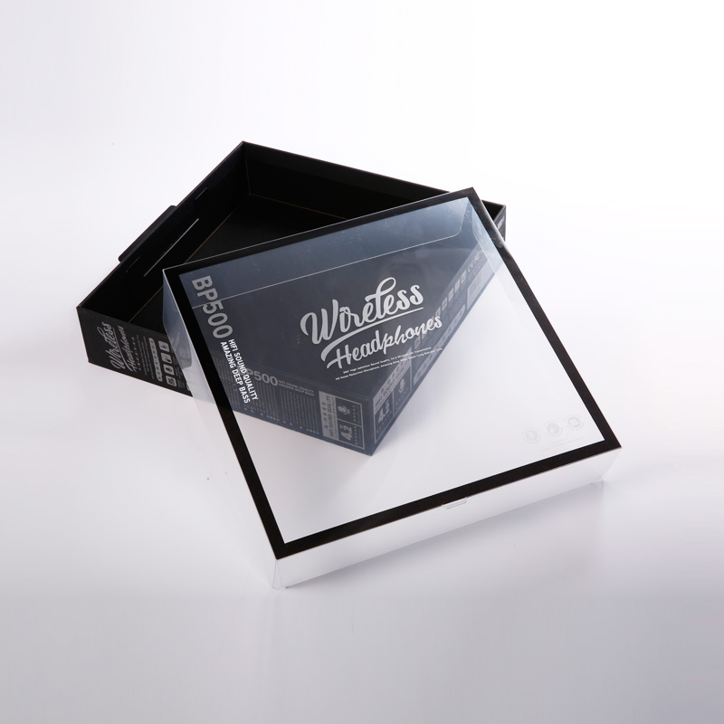 Benutzerdefinierte hochwertige Mode mit schwarzer Farbverpackung Papierkästen mit Logo