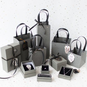 Benutzerdefinierte handgemachte Kartonpapier-Schmuckverpackung für Anhänger