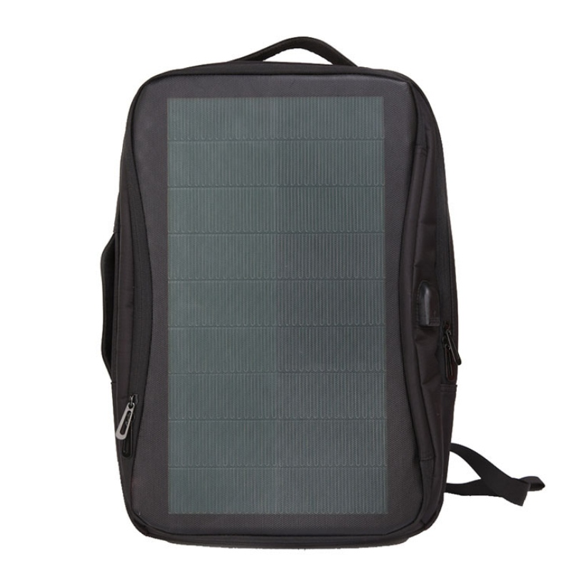 Solarladung Rucksack Sonnenkollektoren Laptop