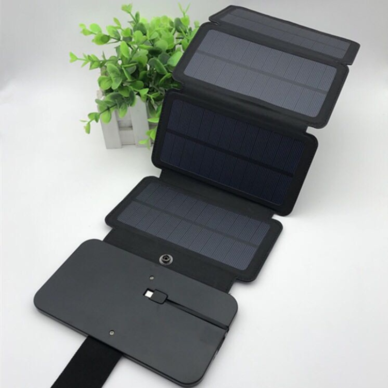 5W wasserdichter tragbarer faltbarer Outdoor-Solarpanel-Betrieben mit USB-Ladegerät