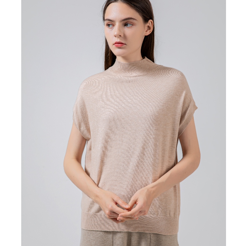 Einfache und modische Joker Foundation Single Knit Top 68012#