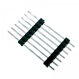 2,54mm 1x7p 180 ° DIP Single Row Double Plastic Pin Header 3mm-13mm-6mm