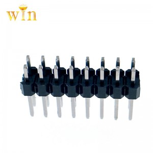 2,54mm 2x8p Dual Row Double Plastic Dip Pin Header 3.0mm-9,2 mm