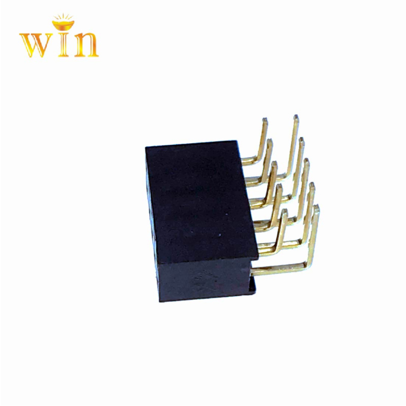 2,54mm 2x5p rechtwinklig DIP-Doppelreihe Pin Header Weibliche Buchse