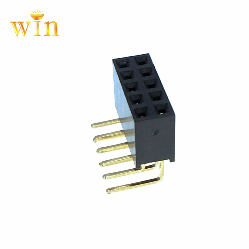 2,54mm 2x5p rechtwinklig DIP-Doppelreihe Pin Header Weibliche Buchse