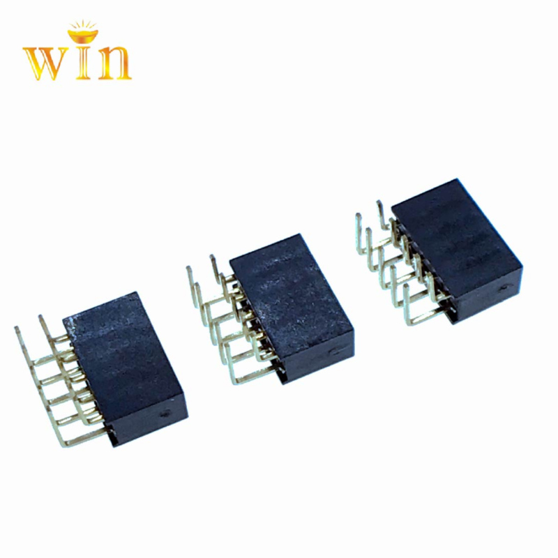 2,54mm 2x5p rechtwinklig DIP-Doppelreihe Pin Header Weibliche Buchse