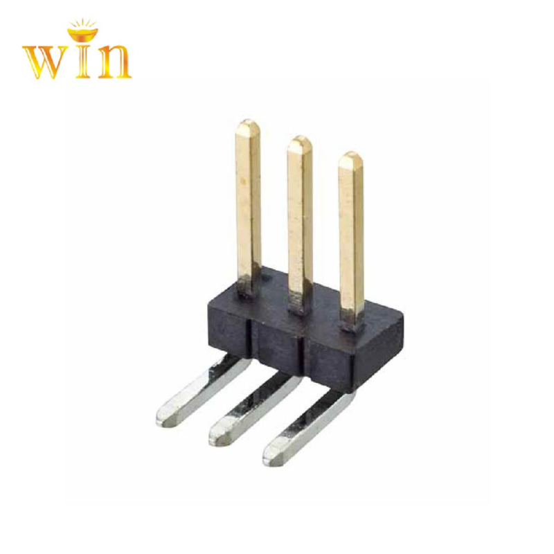 2.54mm 2P ​​/3P/4P rechtwinklig DIP-Pin-Header