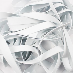 Fabrik Großhandel weiße Badeanzug Gummi-Riemen Maske Ohrgurte elastische Riemen