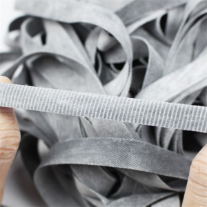 Maske Rohmaterial Gummiband Schwarzer Naturkautschuk Elastische Band Geprägte Gummi-Gürtel