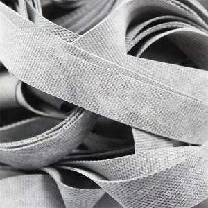 Maske Rohmaterial Gummiband Schwarzer Naturkautschuk Elastische Band Geprägte Gummi-Gürtel