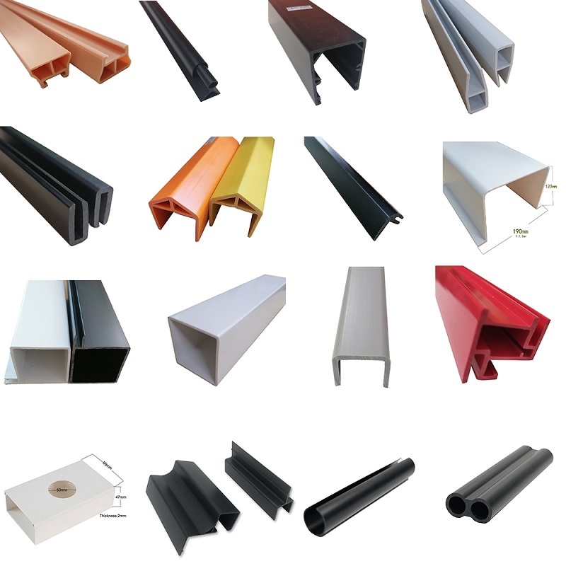 Co-extrudierter PP-PC-PP-ABS-Hüften Kunststoff-PVC-Extrusion rechteckig quadratischer Hohlrohr-PVC-Röhrchen