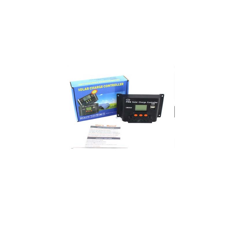 CM1024Z LCD Dual USB Solar Ladegerät Controller 10A 20A 12V/24V Auto Solar Panel Regler Ladungsbatterie PWM