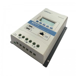 EPEVER 40A 30A 20A 10A Modularer MPPT-Solarladungsregler 12V24VDC MAX.100V PV-Eingang LCD-Display-Panel-Regler-Regler