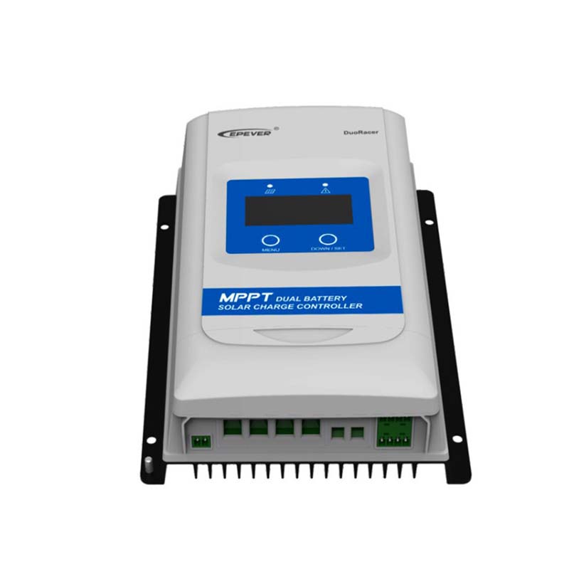 EPEGER Duoracer MPPT 10A 20A 30A Solarlader und Entlader Controller 12V 24V Auto Dual Battery-Regler für RV-Camper-Boot
