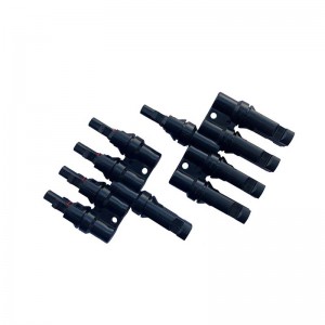 4 bis 1 Multi-Ast-Photovoltaik-Anschluss 30A für Solar-PV-Stecker-Buchse mit Solarkabel 2,5 mm2 ~ 6,0 mm