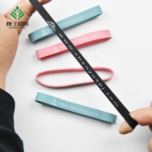 Quellhersteller Kundenspezifische gedruckte Gummibänder Werbung Gummibänder