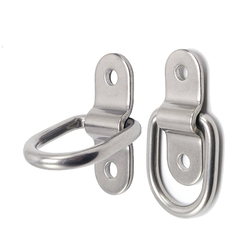 D-Ring-Krawatte-Anker 12x 1/4 \\ '\\' \\ 'Edelstahl-D-Ringe Trailer D Ring-Tie-Downs, 700 £ D-Ring-Halterung, D-Ring-Montageplatte-Bindung Punkte für Ratschen-Krawatte Daunengurte Auto LKW-Bett-Fracht