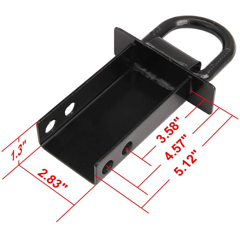 Hochleistungsabnehmbare D-Ring-Stak-Taschenbindung für Versorgungsanhänger und Flachbetten mit Hitch-Pin
