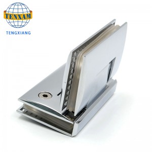 Zinklegierung/Stainless Steel 135 Grad Dusche Scharnier für Duschraum Glastürclip
