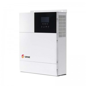 SRNE MPPT MAX 5000W Solar Hybrid Ladung Wechselrichter 80A Reine Sinuswellenumrichter 48V 220V PV-Ladung 145V 50Hz 60Hz Auto LCD-Anzeige