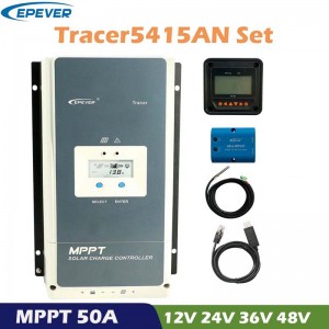 Pever Tracer 50A MPPT Solar Charge Controller 12V 24V 36 V48V Auto LCD-Anzeige Solarpanel Batterieregler Hybrid-Controller