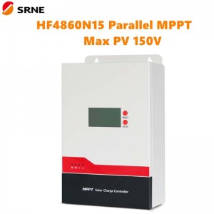 SRNE MPPT 60A 12V 24V 36V 48V Auto Solar Off-Grid Ladungsregler Controller MAX 150V Paneleingang Parallelregler HF4860N15