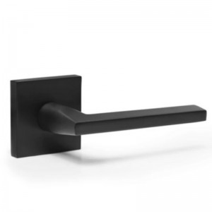 S7503 Privatsphäre Türhebel für Schlafzimmer und Badezimmertüren mattschwarz