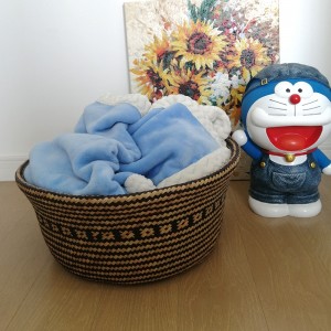 Wasserrunde dekorative Korb schwarz