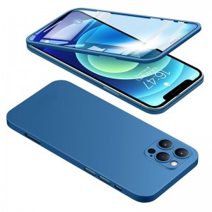 Neueste 360 ​​Volltelefonkoffer mit integrierter Bildschirmabdeckung mit Screen Protector integrierter Bildschirmhülle für iPhone 12 Pro max