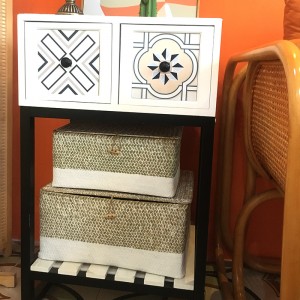 Seetangsbox mit abgedeckter Lagerung