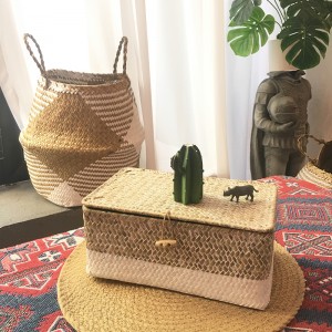 Seetangsbox mit abgedeckter Lagerung