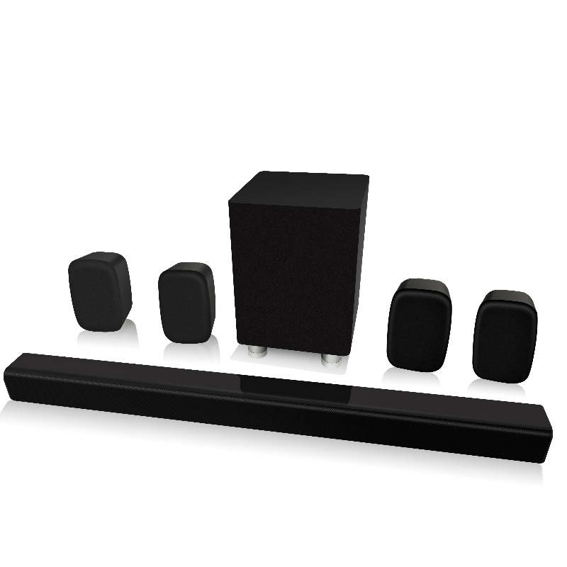 FB-SB55 5.1CH Bluetooth-Soundbar-Lautsprecher mit externem verdrahteter Subwoofer