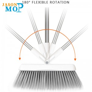 Umweltfreundliche Hausreinigungswerkzeuge Langer Griff Besen und Kustopan Set