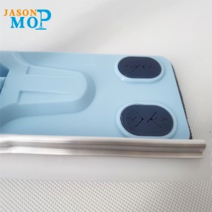 2021 Glasschaber Teleskop-Edelstahl-Stahl-Rod verlängerter Haushalt doppelseitiger Glasbürstenreiniger