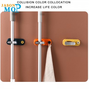 JASONneues Design multifunktionale Wandklappe und Besenhalter für die Wohnküche mit Aufkleber