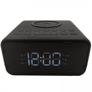FB-CR01 Bluetooth Clock Radio mit QI Wireless Ladegerät