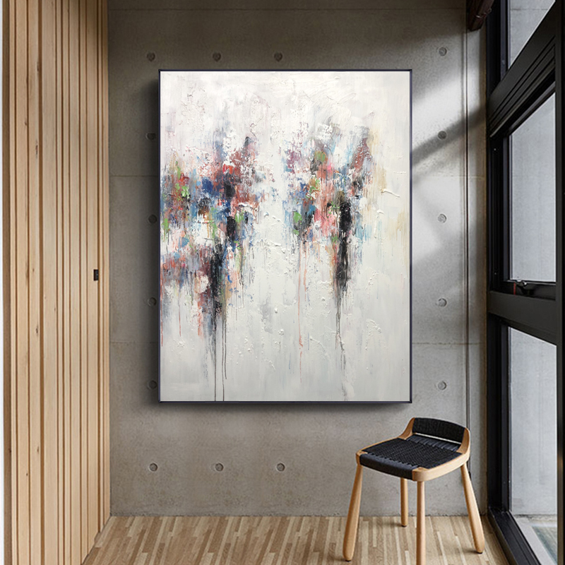 Ölgemälde Handgemachte Leinwandkunst Acryl Zusammenfassung Moderne Dekoration Wandkunst