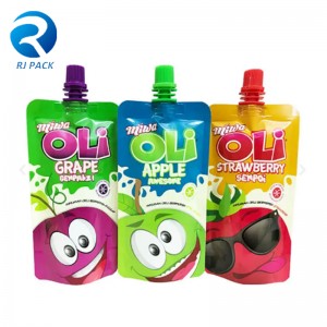 Spout Stehen Sie den Beutel für Saft-laminierte Verpackung auf