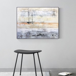 Benutzerdefinierte handgemalte Acryl Leinwand Landschaft Malerei Wanddekor Abstrakte Kunstwerk Leinwandöl Für Wohnzimmer