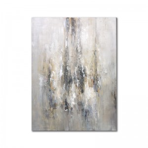 100% dand-lackiertes goldenes verziertes Ölgemälde auf Leinwand Abstrakte Kunst Ölgemälde Dekor Malerei des Wohnzimmers