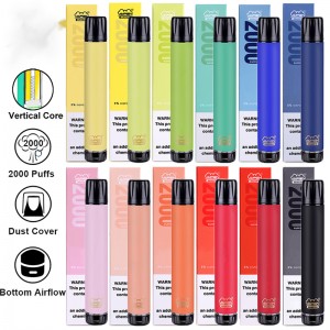 Authentic Vapden Makro 2000 Puffs Einweg-Vape-Stift mit vertikaler Spule plus XXL Xtra Extra Flex-Verdampfer vorgefüllte Balken E-Cigs-Verdampfer