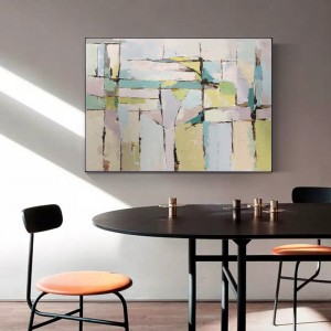 Großhandel handgefertigte moderne abstrakte leinwand kunst arbeit ölgemälde dekoration