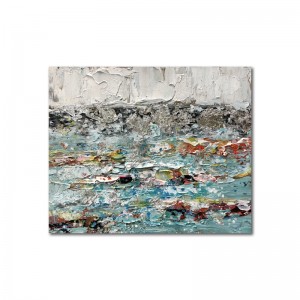 Abstrakte Kunst Stoff Rahmen Leinwand Reine Handgemalte Andere Wandkunst Ölgemälde Bild