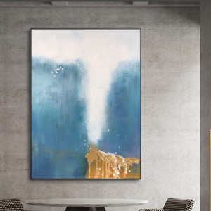 Handgemalte große abstrakte Ölgemälde Leinwand Zeitgenössische Wandkunst Malerei für Live-Zimmer