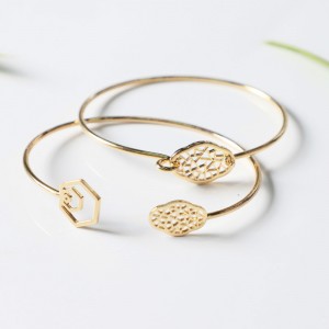 Begonia Blume offenes Armband