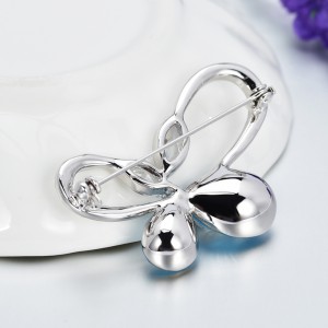 Koreanische Edition Persönlichkeit Kristallbrosche