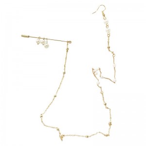 Brosche verbundene Ohrringe